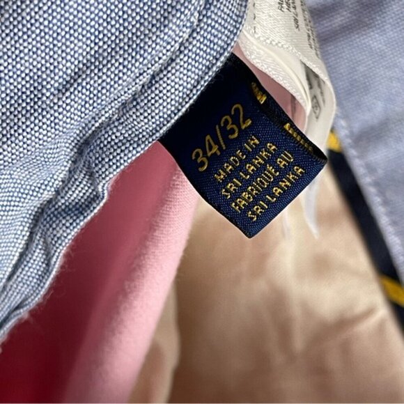 Polo Ralph Lauren Men’s Washed Stretch Straight Chino Pant Carmel Pink 34/32 - Picture 11 of 16